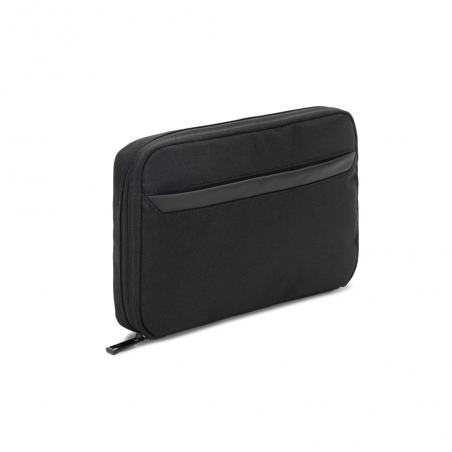 Spacious organiser bag for tech accessories in twill with waterrepellent coating and 600d recycled polyester Yangon