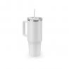 Large stainless steel travel cup 91% recycled with vacuum insulated double wall and a matt finish 1300 ml Joyner xl