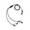 Superfast 6in1 usb cable made of aluminium and recycled pet Bertozzi