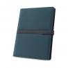 A4 folder in pu 50% recycled with magnetic closure and notepad with lined pages Sanderson folder