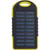 Gummierte ABS Solar-Powerbank Arin