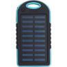 Gummierte ABS Solar-Powerbank Arin