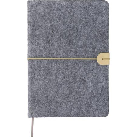 Notizbuch aus recyceltem Filz (A5) Dario