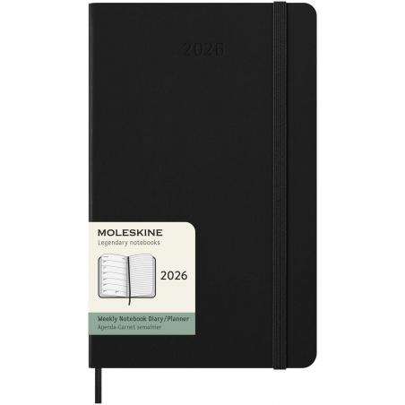 Moleskine hardcover 12 monate wochenkalender L 