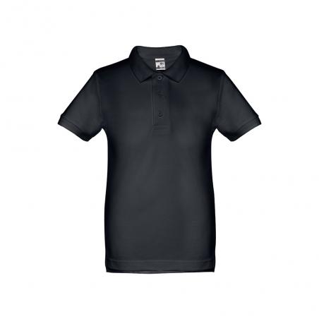 Kids shortsleeved 100% cotton piqué polo shirt unisex. Eclipse blue Thc adam kids ii