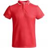 ROT/WEISS Tamil sport poloshirt für kinder