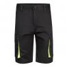Twotone multipocket stretch bermuda shorts 240gm² in cotton 46% eme 38% and polyester 16% Vl hemera