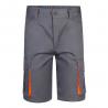 Twotone multipocket stretch bermuda shorts 240gm² in cotton 46% eme 38% and polyester 16% Vl hemera