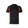 Twotone birdeye technical tshirt 160gm² in polyester 100% Vl slayer