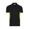 Twotone piqué polo shirt 180gm² short sleeve in cotton 60% and polyester 40% Vl supay