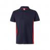 Twotone piqué polo shirt 180gm² short sleeve in cotton 60% and polyester 40% Vl supay