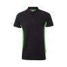 Twotone piqué polo shirt 180gm² short sleeve in cotton 60% and polyester 40% Vl supay
