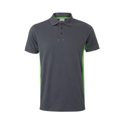 Twotone piqué polo shirt...