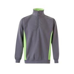 Twotone terry sweatshirt...