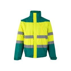 Twotone padded jacket...