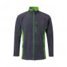 Twotone fleece jacket 220gm² in polyester 100% Vl geras
