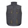 Padded vest twotone multipocket 120gm² in polyester 100% Vl nergal