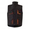 Padded vest twotone multipocket 120gm² in polyester 100% Vl nergal