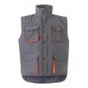 Padded vest twotone multipocket 120gm² in polyester 100% Vl nergal