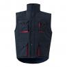 Padded vest twotone multipocket 120gm² in polyester 100% Vl nergal