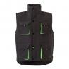 Padded vest twotone multipocket 120gm² in polyester 100% Vl nergal