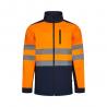 Twotone soft shell jacket 280gm² in polyester 96% and elastane 4% Vl hestia