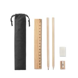 Writing set supplied in a...