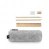 Multipurpose case in recycled felt 100% rpet with ruler pencils rubber and sharpener Nomad