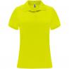 FLUORESZIERENDES GELB Monzha sport poloshirt für damen