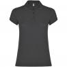 DUNKELGRAU Star poloshirt für damen