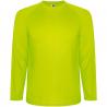 FLUORESZIERENDES GELB Montecarlo langarm Sport-Shirt für männer