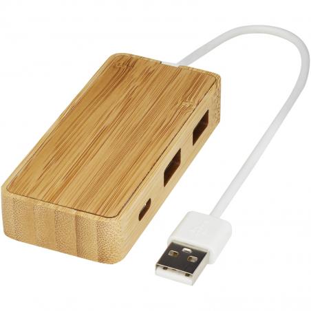 Tapas USB-Hub aus bambus 