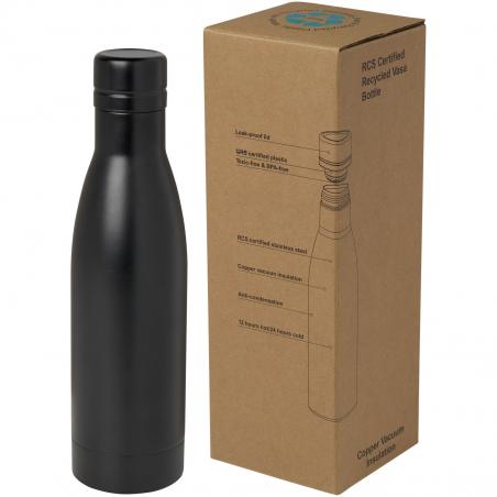 Vasa RCS-zertifizierte Kupfer-Vakuum isolierflasche aus recyceltem Edelstahl, 500 ml 