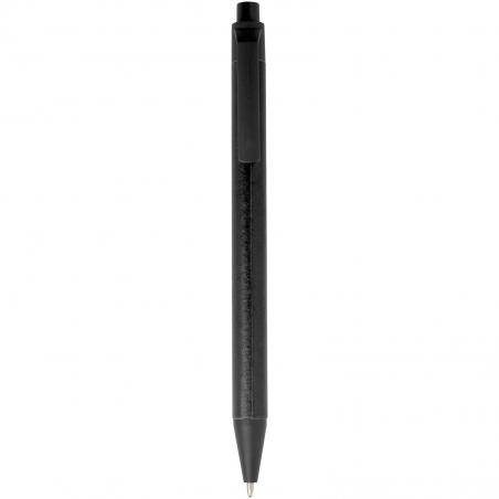 Chartik kugelschreiber aus recyceltem papier mit matter Oberfläche, einfarbig (schwarze Mine) 