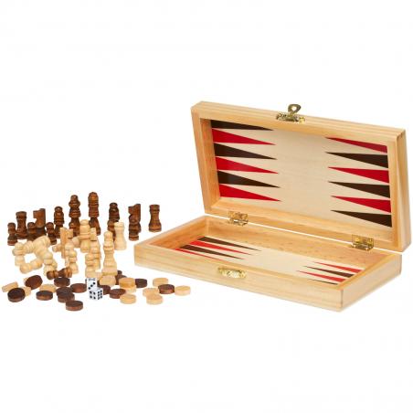 Mugo 3-in-1 spieleset aus holz 