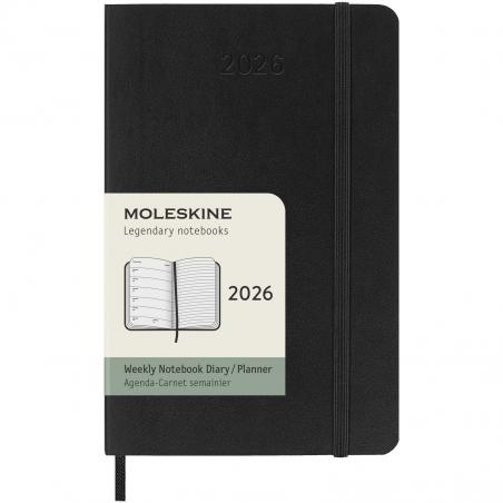 Moleskine softcover 12 monate Wochenkalender, Pocket-Format 
