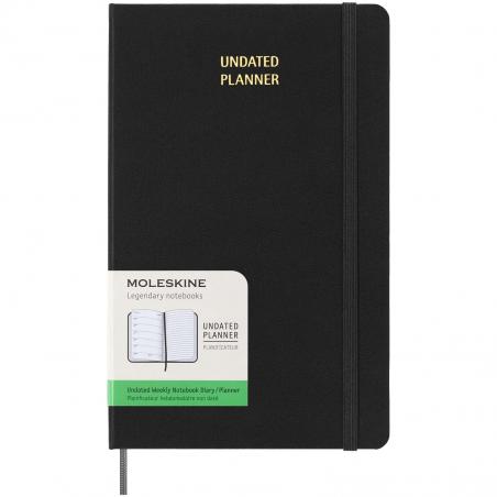 Moleskine hardcover wochenplaner L, undatiert 