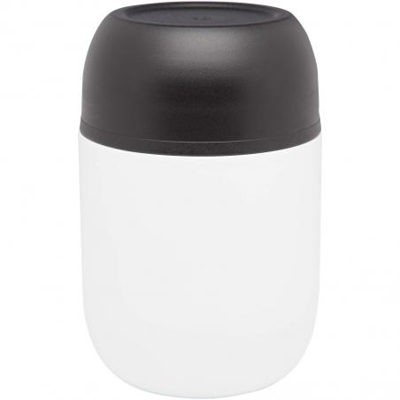 Supo 480 ml doppelwandiger lunchpot aus recyceltem edelstahl mit faltbarem löffel 