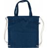 Recycelte Denim-Kordeltasche Dex