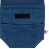 Recycelte Denim-Kühltasche mit Rollverschluss Mira