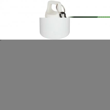 Oregon 750 ml einfarbige RS-zertifizierte wasserflasche aus recyceltem kunststoff mit karabinerhaken 