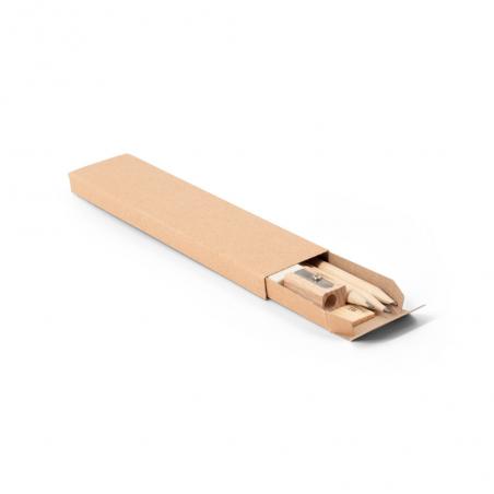 Versatile writing set consisting of pencil sharpener eraser and ruler Geoffrey
