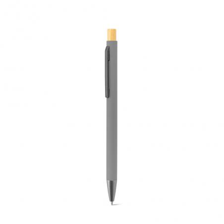 Ballpoint pen in recycled aluminum 100% ral with rubber finish Zylen