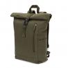 Roll top backpack in recycled cotton and recycled polyester 380 gm² Saint