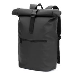 The pu roll top backpack...