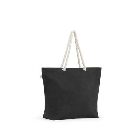 Beach bag in recycled cotton 70% and recycled polyester 30% 220 gm² Athens
