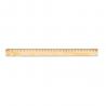 Pine wood ruler with 30 cm scale Wesley 30