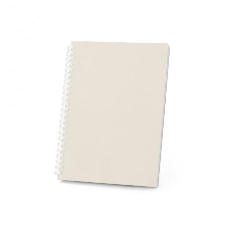 A5 notepad with flexible cover made from 100% recycled paper Schiller