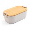 Airtight pp box with bamboo lid Mahleb