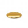 Doublesided round aluminum mirror with magnetic closure Kayla